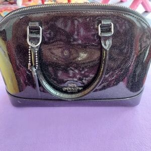Coach Black sparkle purse